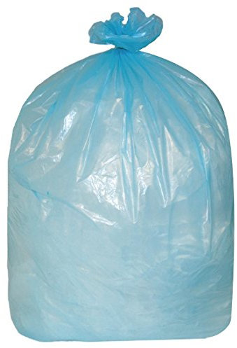 200x Jantex Refuse Rubbish Sacks Waste Bin Bags Blue 380x290x180mm