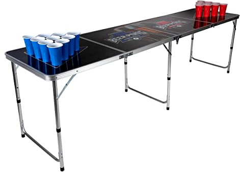 Philips Lifetime Games Table Pliante à bière Pong – montée 240 x 60 x 70 cm – compacte Pliable jusqu'à 60 x 60 x 15 cm – avec poignée