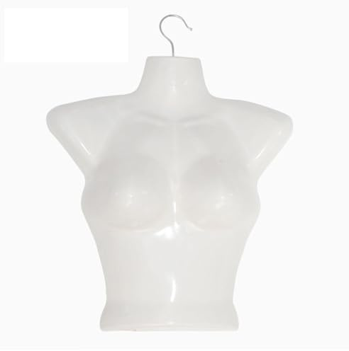Harilla Kleiderpuppe für Damen, Kleiderständer für Damen, Oberkörper, Kleiderpuppe für Damen, Kleiderbügel für Damen, für Einzelhandel und Geschäft
