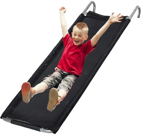 Escalera de trampolín de Seguridad, Toboganes de trampolín para niños | Escalera Deslizante de trampolín Resistente a desgarros - Escalera Deslizante para trampolín fácil de Instalar, Accesorios para
