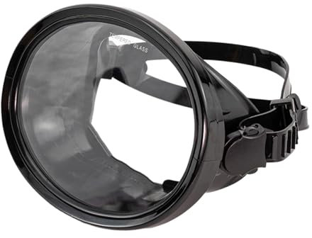 Oshhni Einglas-Tauchmaske, Schwimmmaske, auslaufsicher, beschlagfrei, für Erwachsene, Schnorchelmaske zum Speerfischen unter Wasser