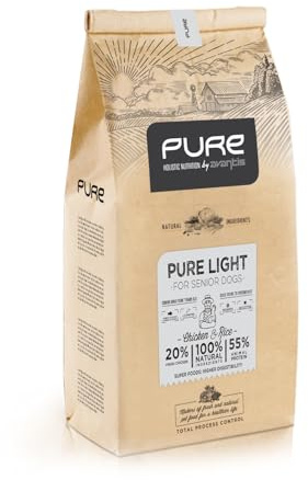 Pure Senior Light - Komplett mat för vuxna hundar från 7 år eller benägna att vara överviktiga - alla raser - 12 kg
