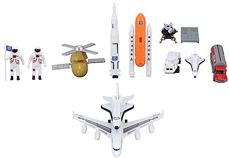 Juguete de Transbordador Espacial, Juego de Nave Espacial de Aleación Educativa Realista para Niños, Juguetes Espaciales Divertidos para Cultivar la Imaginación y el Interés Científico