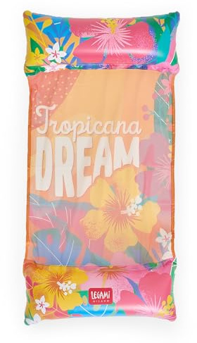 Legami - Amaca Gonfiabile, Materassino Mare, Amaca Galleggiante per Piscina, Sdraio Gonfiabile, Supporta fino a 90 Kg, 68 x 130 cm