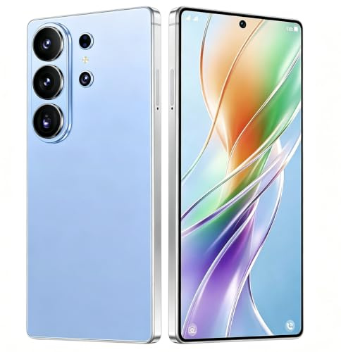 MTGud Teléfono Inteligente 4G, Pantalla HD de 6,6 Pulgadas, 4GB+32GB Ampliable hasta 256GB, cámara 13MP+21MP, Android 12, desbloqueo Facial/WiFi/GPS/OTG USB/lápiz táctil Integrado (Blue)