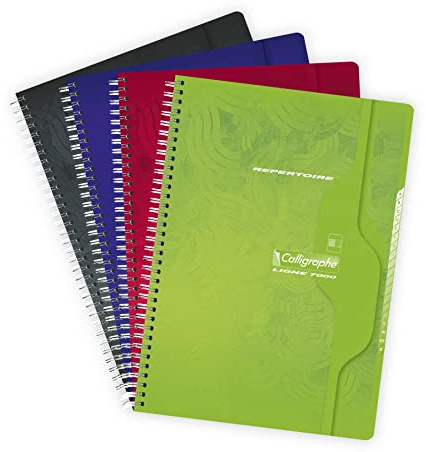 Clairefontaine Kalligrafi 7000 spiralbunden katalog. a4