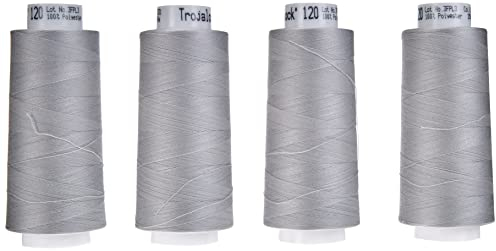 Amann Trojalock Overlockgarn 4X 2500 m (Silbergrau)