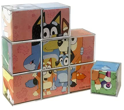 Cefa Toys Rompecabezas BLUEY 9 Cubos (88319)