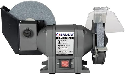 BALSAT Afilador de Cuchillos Profesional de Sobremesa | Máquina de Afilar Cuchillos Profesional Motor Silencioso y Carcasa de Acero | Afilador de Cuchillos Eléctrico para Cocina y Taller 380x200x290mm
