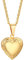 Cupimatch Herz Medaillon zum Öffnen: Foto Anhänger Bilder Kette Damen Amulett Halskette mit 50cm Kette Gold