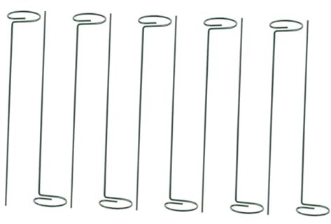 TINEASUR Traliccio per Piante in Vaso Traliccio da Giardino in Acciaio Inossidabile per Piante Rampicanti Set da 12 Pezzi per Interni/Esterni