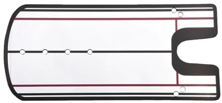 Fenteer Miroir de Putting de Golf, Outil d'apprentissage pour Le Putting Eye-Liner, Aide à l'entraînement