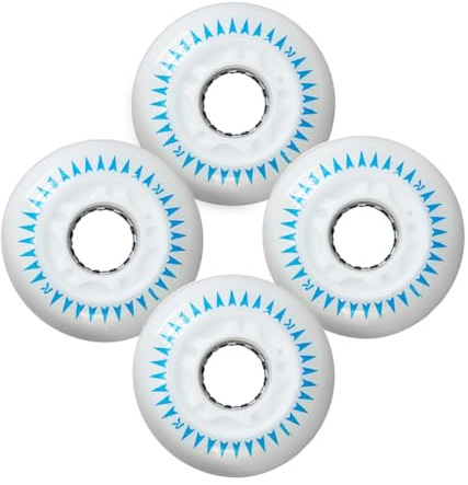 JCXYL EV Lysande inlineshjul 62mm 64mm 68mm 70mm 72mm 76mm 80mm 4-pack LED-blinkande inlineshjul 82A PU för inomhus-/utomhusscooter,62mm