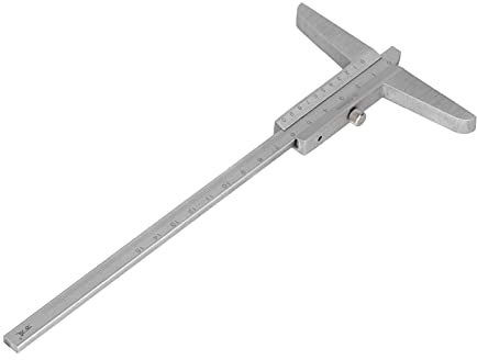 Haofy Pied à Coulisse de Profondeur, Jauge Métallique de Haute Précision pour une Mesure Précise dans le Traitement des Métaux, L'ingénierie Mécanique, etc. (Haofyq24watg9kb-1011210640411)