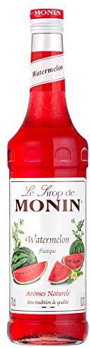 MONIN Premium Watermelon Syrup 700ml for Cocktails and Mocktails. Vegan-Friendly, Allergen-Free, 100% Natural Flavours and Colourings