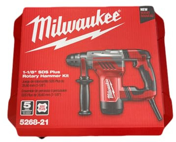 Milwaukee 1-1/8 SDS Plus Corded Rotary Hammer Kit (5268-21)