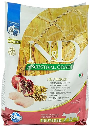 Farmina - Farmina N&D Pollo y Granada Adult Neutered Cat Low Grain - 1082 - 5 Kg.