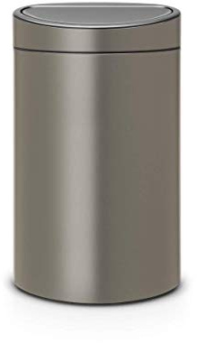 Brabantia Recycling-Abfalleimer mit Touch-Deckel, 2 Inneneimer (10L /23L), Beige