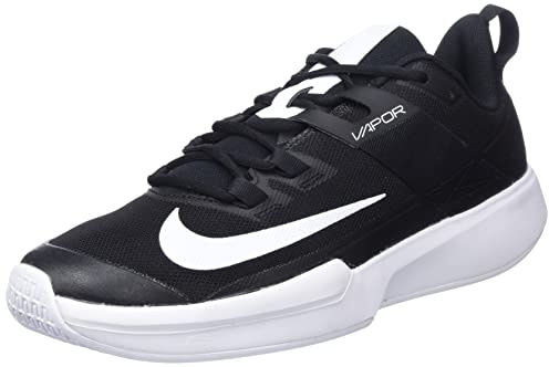 Nike Men's Hard Court Tennis Shoes Nikecourt Vapor Lite, Black/White, DC3432-008, 41 EU (8 US)