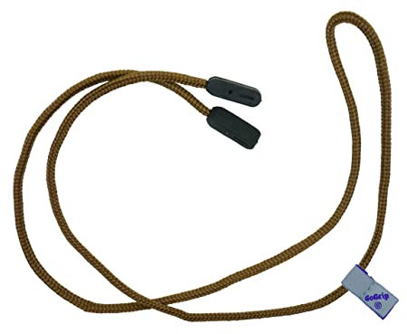 GoGrip Original - Secure Glasses Cord - Spectacle and Spec Lanyard (Brown)