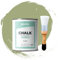 PECTRO Chalk Paint for Furniture 750ml + special Wood Brush Pack - Furniture Paint without sanding - Wood Piant - Effect Chalk Colors (DRY GREEN)