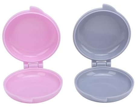 RIZGHWOY Mini Tortiera Rotonda, Facile da Rilasciare, Previene L'attaccamento, Mini Tortiera Multifunzionale per Pane, Cioccolato, Realizzata in Materiale ABS di