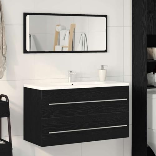 Armadio da bagno in legno con scomparti multipli e design moderno per la conservazione di prodotti da toeletta e utensili per la pulizia, armadio elegante