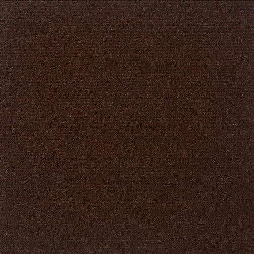 ROHCGHC Self-adhesive carpet tiles, Carpet Tiles 12 * 12in Multi-Purpose Self Adhesive Square Floor Tile Mat for Home and Pets- Non-Slip(Coffee,30pcs)