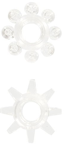 Toy Joy Power Stretchy Rings 2tlg Clear, 1er Pack (1 x 1 Stück)
