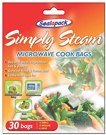 Sealapack, Orange SAP1038 - Bolsas de vapor para microondas, plástico