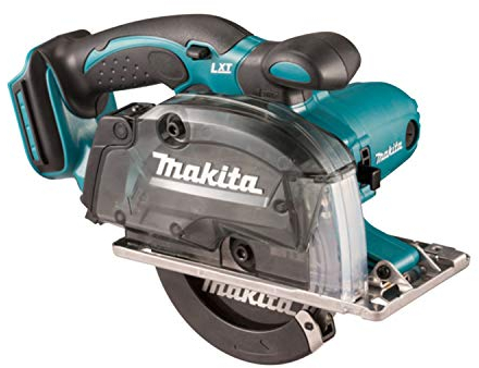 Makita DCS552RTJ 18V Li-Ion LXT 136mm Metal Saw Complete with 2 x 5.0 Ah Li-Ion Batteries and Charger Supplied in A Makpac Case