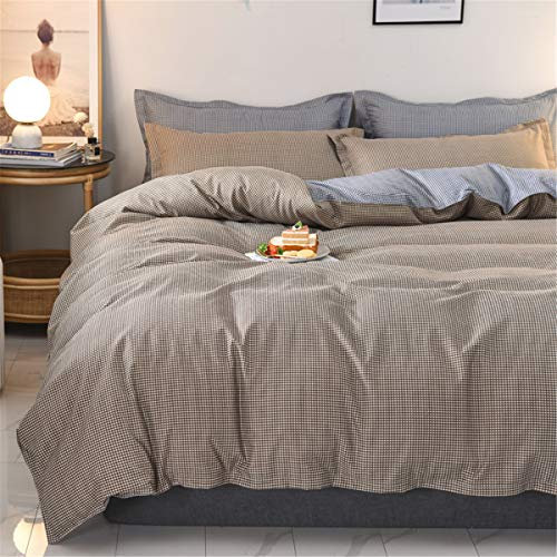 Odot Bettwäsche Bettbezug Set 3 TLG, Klassisch Bettwäsche-Set 3 Teilig Mikrofaser Wende Weiche Atmungsaktive mit Bettbezug Kissenbezüge Babybett Kinder Mädchen Junge (220x240cm,Retro)