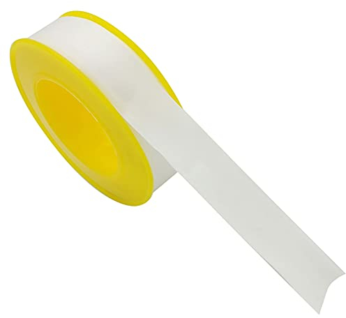 SeKi Cinta de sellado de teflón PTFE, 12 mm x 12 m, para sellar todas las roscas, impermeable, cinta de sellado de tuberías, cinta de sellado de roscas