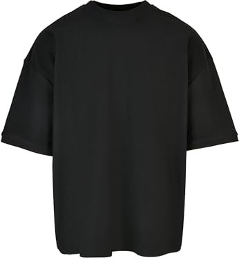 Urban Classics Herren Rib Terry Boxy Tee T-Shirt, Black, M