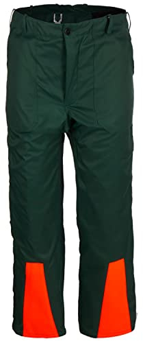 SWS Forst GmbH Schnittschutzbundhose Schnittschutzhose Forsthose Forest-Jack grün Leuchtorange deutsche Herstellung Grösse 68