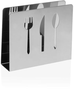 Servilletero Versa Acero 3,5 x 10,1 x 12 cm