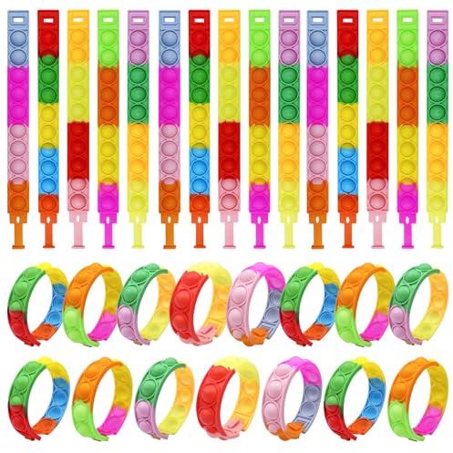 Maxentico Braccialetti Bambini per Feste, Braccialetti Slap, Bracciali Silicone per Bambini