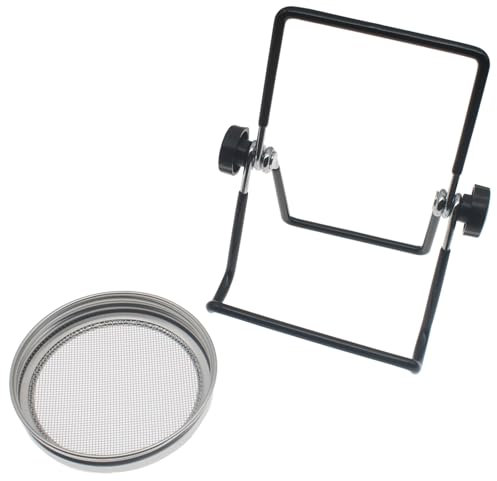 OZXNO 1pcs Sprouting Jar Lid Stainless Steel Sprout Lids with Stand for 86mm Caliber Jar