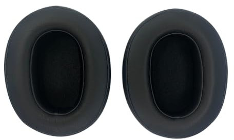 Almohadillas de Repuesto para Sony WH-XB900N/WH-CH720N/WH-CH710N, Almohadillas Auriculares para Sony WH-CH720N/WH-CH710N/WH-XB900N, Espuma de Memoria y Cuero Proteico (Negro)