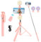 Selfie Stick, 180 cm Handy Stativ für Smartphones mit Faltbar und Drehbar 360°,Hochfeste Beine und ausziehbarer Rohrstativständer, Handy Stativ Ständer passend für iPhone/Samsung S22/Kamera