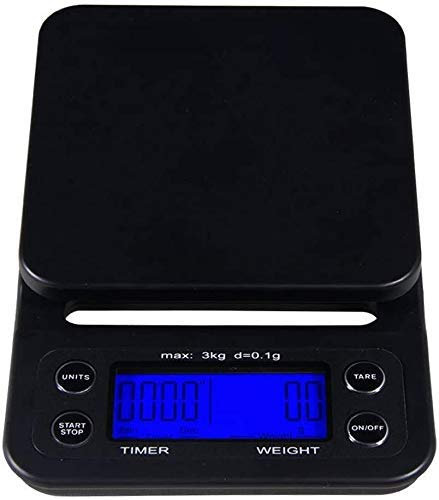 CEHJZQRPL Báscula electrónica báscula de Cocina electrónica báscula de Cocina Digital de Alta precisión for Alimentos joyería cafés se Pueden Colgar en la Pared(Blue)