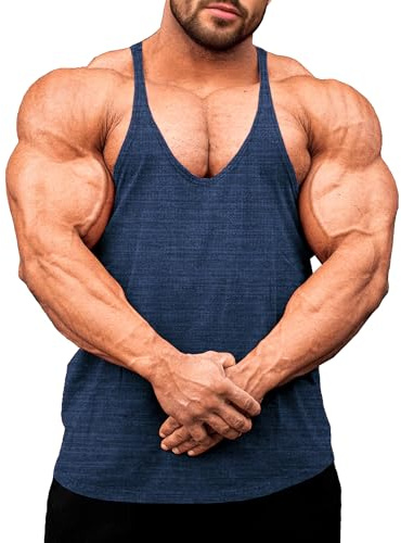 Lehmanlin Bodybuilding sport linne för män, träningsgymskjortor, snabbtorkande skjortor