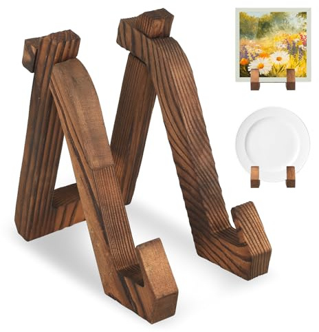 ANBEEISS Portapiatti Legno Massello Multifunzione