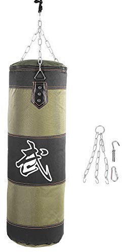 Boxen Boxsack, Boxsack Muay Thai Heavy Bag Boxen MMA Fitness Workout Training Kickboxen Boxsack Ungefüllt(2# 80CM)