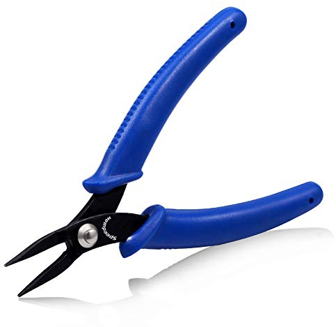 SPEEDWOX Mini Needle Nose Chain Nose Pliers 5-1/2 Inches Miniature Pliers Micro Small Jewelry Making Bending Wire Open and Close Jump Rings Work Craft Beading Hobby Tools