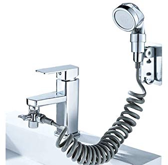 TEMPO DI SALDI Soffione con Tubo Estendibile Adatto per Lavandino, Ideale per la Cucina e Bagno