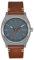 Nixon Herren Analog Japanisches Quarzwerk Uhr mit Leder Armband A1373-5195-00