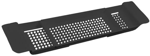 Vassoio Per Vasca Da Bagno, Ripiano Regolabile Per Asciugamani, Candele E Bicchieri Vino (55-78 Cm)