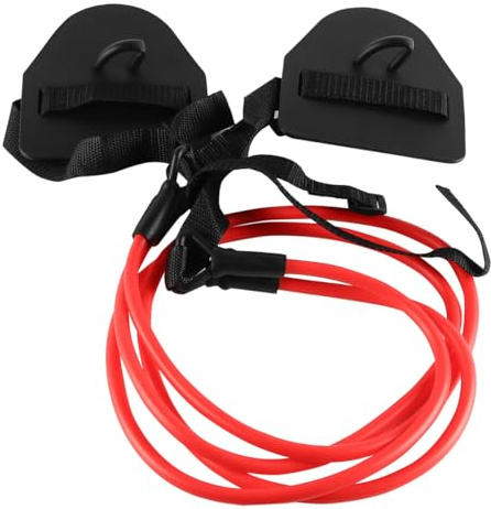 Laroal Bandas de Resistencia para Entrenamiento de Brazos, cinturón de Entrenamiento de Fuerza para natación, Bandas de Ejercicio para Brazos para natación Libre (Rojo, 13,6 kg)