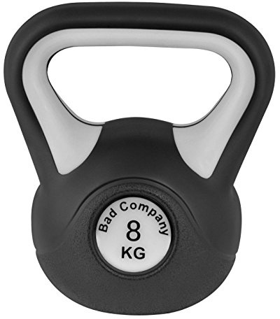 Bad Company kettlebell I plastkettlebell I svänghantel träning i olika viktnivåer I 2–20 kg
